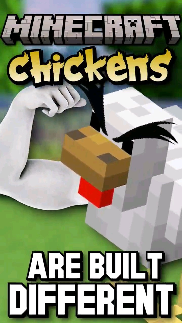 Minecraft Chickens Aren’t Actually Chickens ?! #shorts